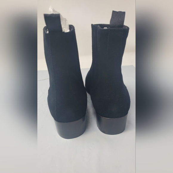 BLACK SUEDE LEATHER BOOTS - Picture 4 of 6